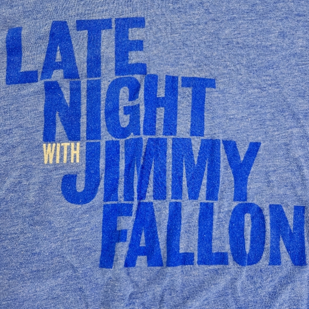 Blue Late Night With Jimmy Fallon T-shirt